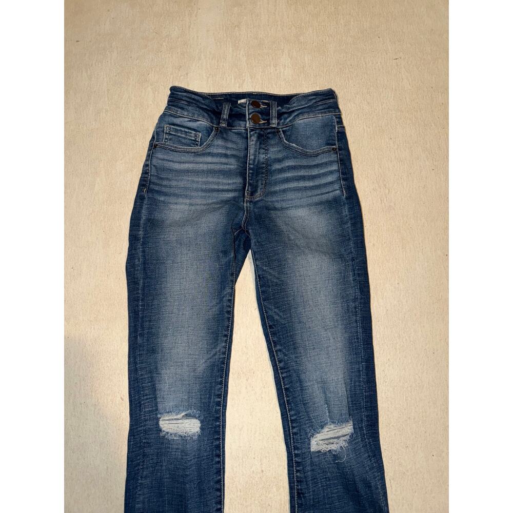 BKE women’s Billie slim fit high rise ankle skinny blue jeans - Picture 12 of 16